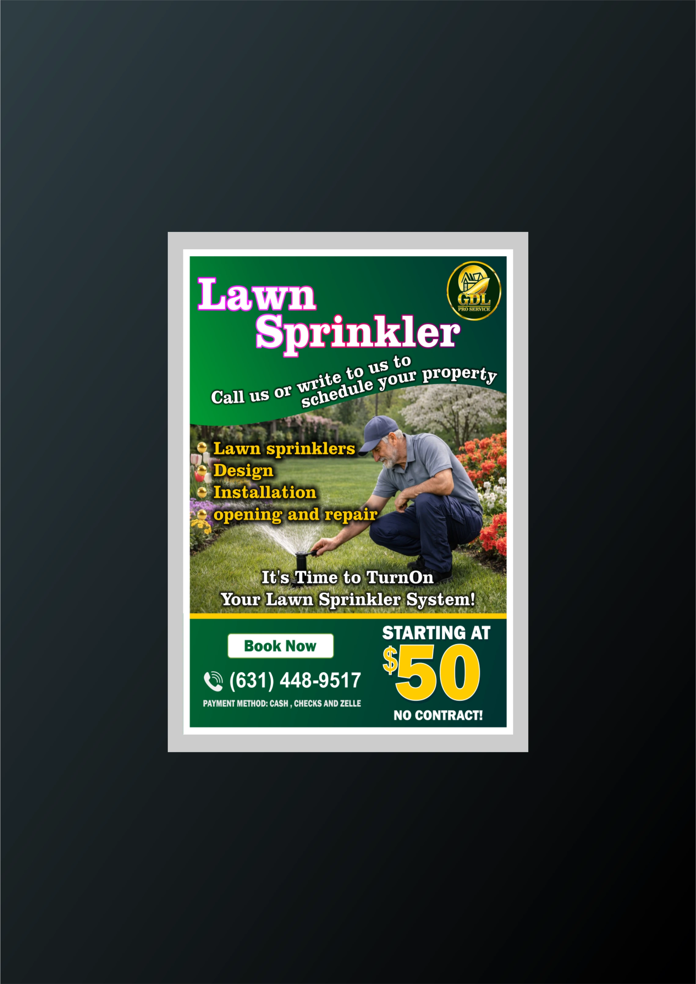 Flyer Promoción Carpintería